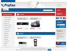 Tablet Screenshot of profan.com.pl